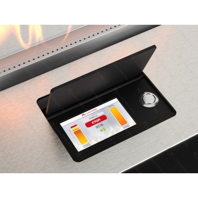 Автоматический биокамин Lux Fire Smart Flame 1500 RC INOX