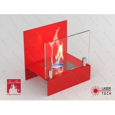 Настольный биокамин Lux Fire "Афиша" S (красный)