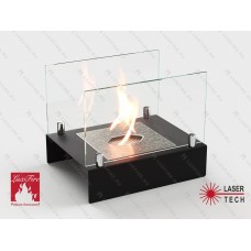 Настольный биокамин Lux Fire "Арлекино" М (черный)