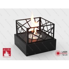 Настольный биокамин Lux Fire "Пикник" S (черный)