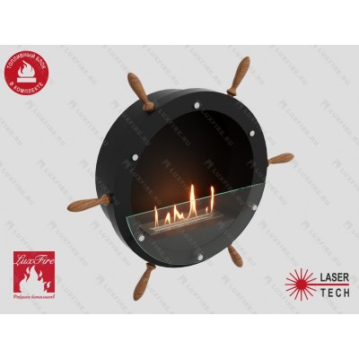 "Настенный биокамин Lux Fire ""Капитан 500 Н"" XS (черный)"